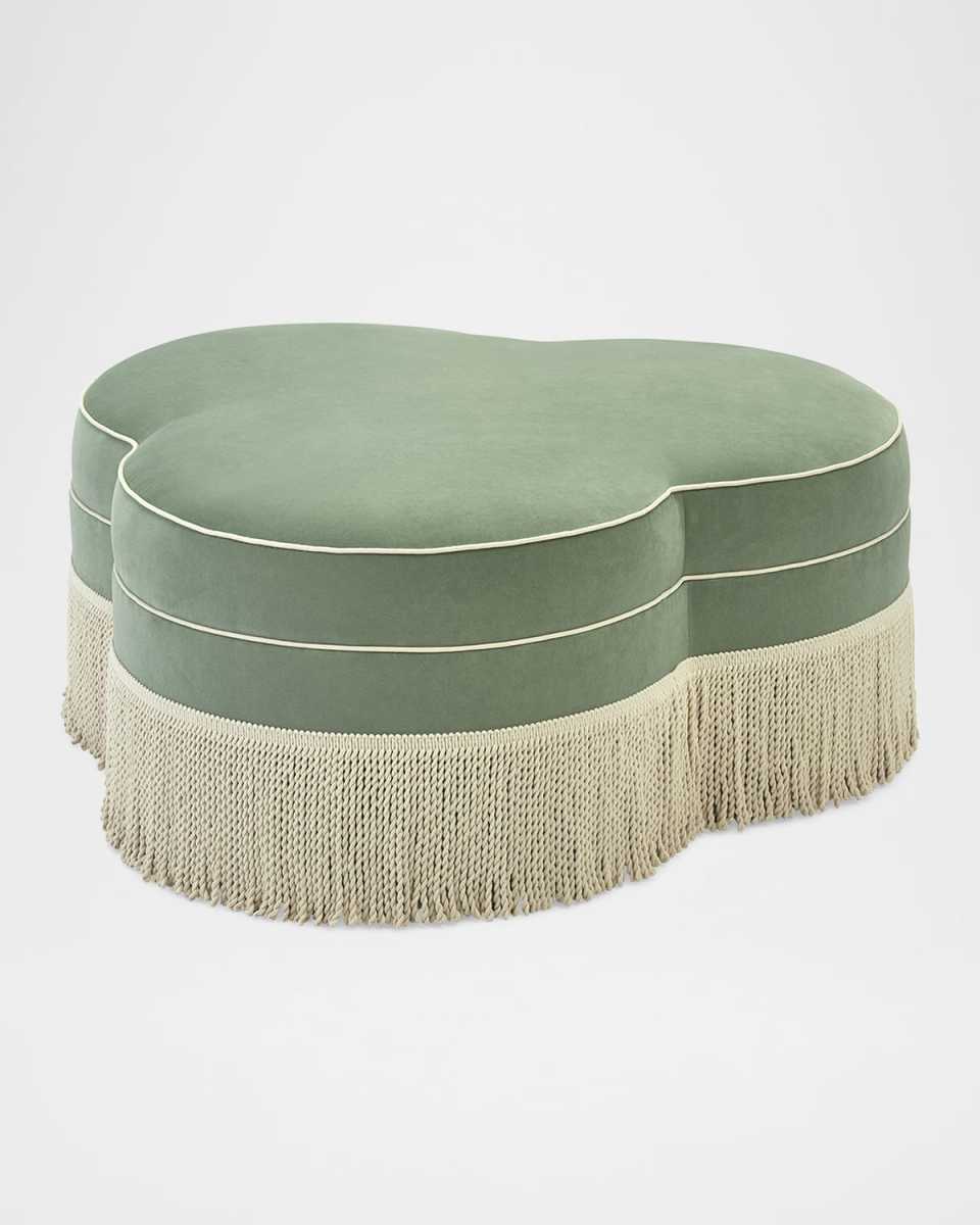 Leona Fringed Ottoman